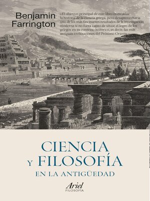 cover image of Ciencia y filosofía en la Antigüedad